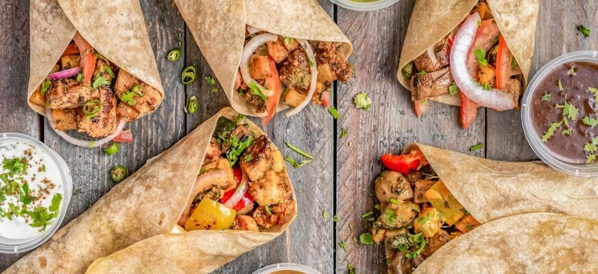 WRAPS FOR MEAL PREP 4 HEALTHY CHICKEN WRAP RECIPES