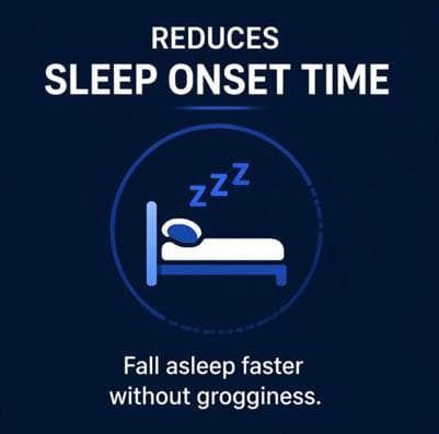 Reduces Sleep Onset Time